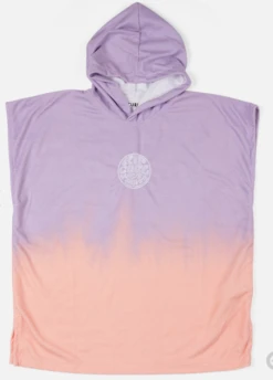 Rip Curl Dip Dye Kids Hooded Towel - Lilac
