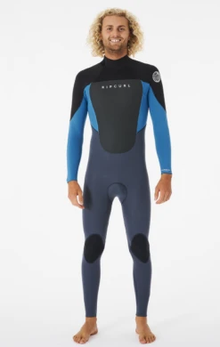 Rip Curl Omega 5/3mm Back Zip Mens Wetsuit 2023 - Blue