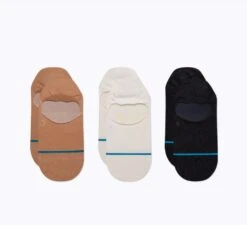 Stance Muted No Show 3 Pack Socks - Multi