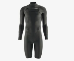 Patagonia R1 Mens Lite Yulex Long Sleeve Front Zip Spring Suit - Black