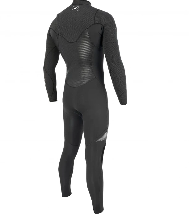 Sooruz Guru Pro 3/2mm Mens Chest Zip Summer Wetsuit 2023 - Black 4 Sooruz Guru Pro 3/2mm Mens Chest Zip Summer Wetsuit 2023 - Black - Image 2