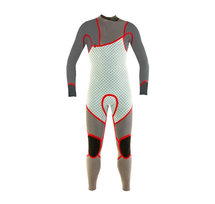 Sooruz Guru Pro 3/2mm Mens Chest Zip Summer Wetsuit 2023 - Black 5 Sooruz Guru Pro 3/2mm Mens Chest Zip Summer Wetsuit 2023 - Black - Image 3