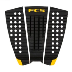 FCS Julian Tread Lite Tail Pad - Charcoal/Mango