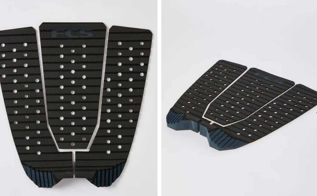 FCS Kolohe Tread-Lite Tail Pad - Black/Dusky Blue 3 FCS Kolohe Tread-Lite Tail Pad - Black/Dusky Blue