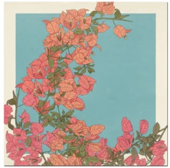 Cai And Jo Bougainvillea Print - Multi