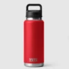 Yeti Rambler 36oz Bottle With Chug Cap - Rescue Red