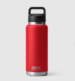 Yeti Rambler 36oz Bottle With Chug Cap - Rescue Red