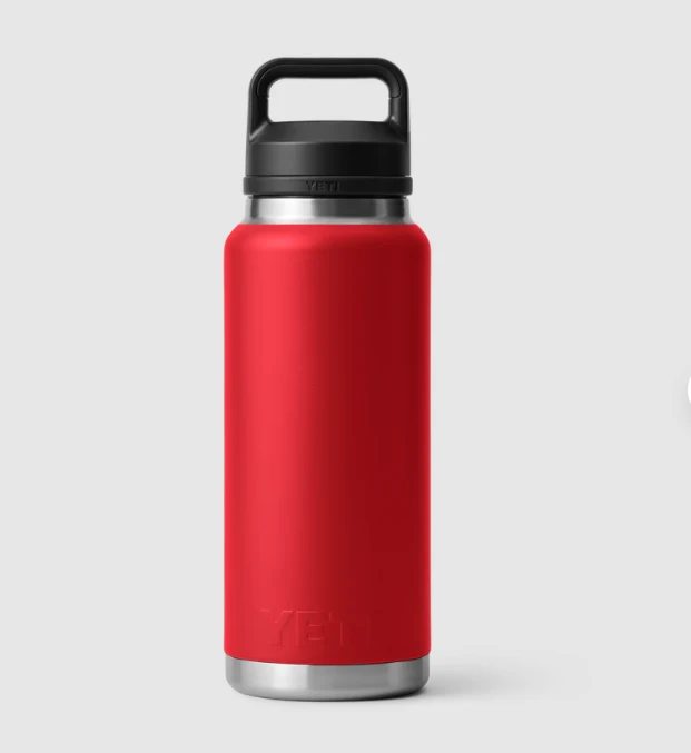 Yeti Rambler 36oz Bottle With Chug Cap - Rescue Red 4 Yeti Rambler 36oz Bottle With Chug Cap - Rescue Red - Image 2