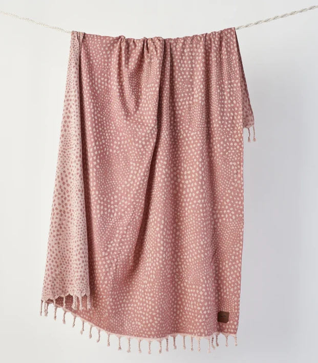 Slowtide Tessa Throw Blanket - Red 4 Slowtide Tessa Throw Blanket - Red - Image 2