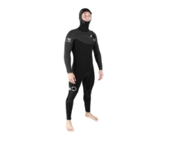 Sooruz GURU+ Hood 6/5/4mm Mens Chest Zip Winter Wetsuit 2023 - Black