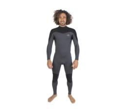 Sooruz Fly+ 5/4mm Mens Back Zip Winter Wetsuit 2023 - Grey