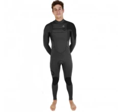 Sooruz Fly+ 5/4mm Mens Chest Zip Winter Wetsuit 2023 - Grey