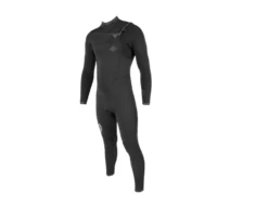 Sooruz FIGHTER 5/4/3mm Mens Chest Zip Full Winter Wetsuit 2023 - Black