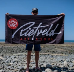 Rietveld Script Beach Towel - Black -Cheap Surfboards Store screenshot 2023 07 12 120948