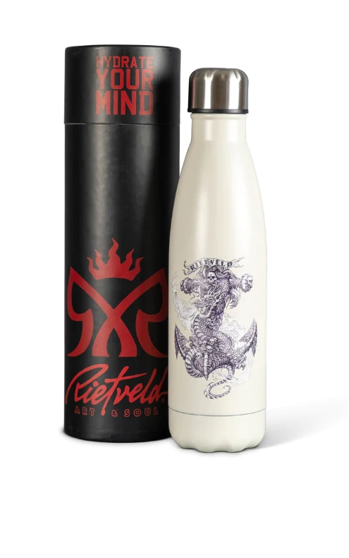 Rietveld Dragon Anchor Water Bottle - Light Grey 3 Rietveld Dragon Anchor Water Bottle - Light Grey