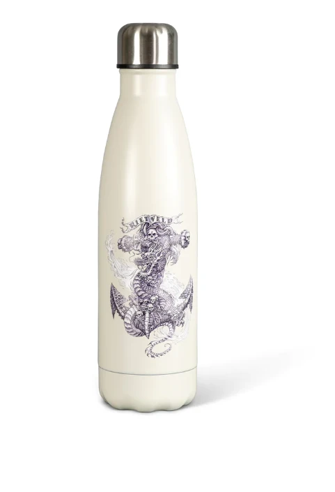 Rietveld Dragon Anchor Water Bottle - Light Grey 4 Rietveld Dragon Anchor Water Bottle - Light Grey - Image 2