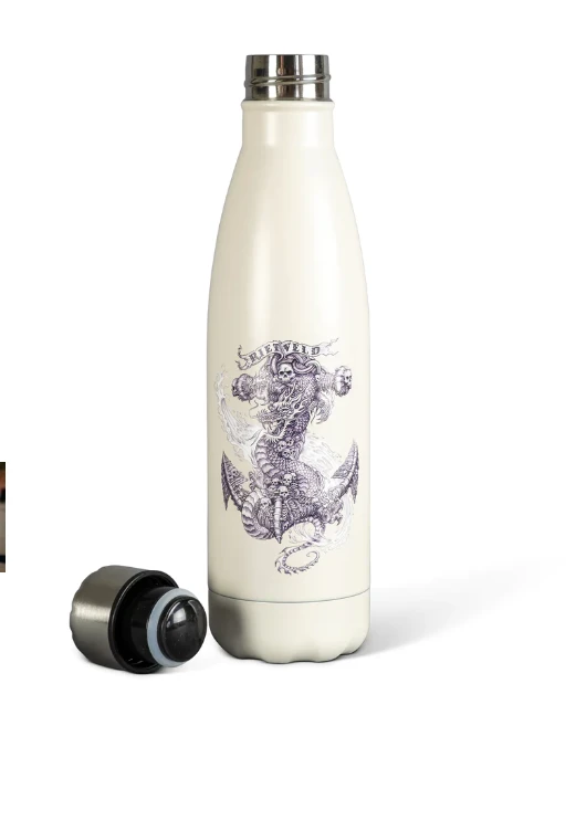 Rietveld Dragon Anchor Water Bottle - Light Grey 5 Rietveld Dragon Anchor Water Bottle - Light Grey - Image 3