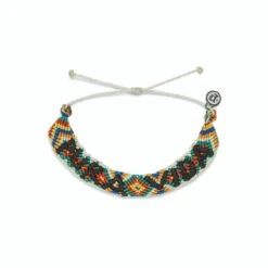Pura Vida Flat Woven Bracelet - Sequoia
