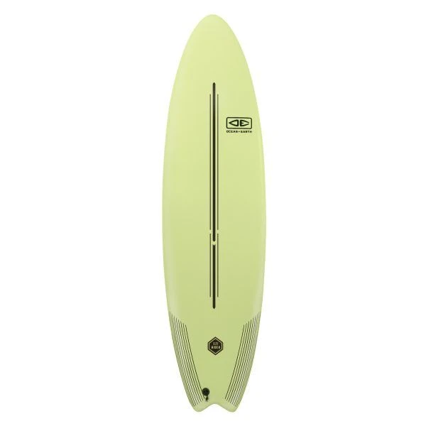 Ocean & Earth 7’0 EZI Rider Softboard - Acid Green 5 Ocean & Earth 7’0 EZI Rider Softboard - Acid Green - Image 3