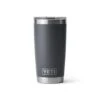 Yeti Rambler 20oz Tumbler With MagSlider Lid - Charcoal -Cheap Surfboards Store site studio drinkware rambler 20oz tumbler charcoal front