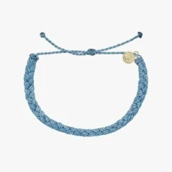 Pura Vida Braided Bracelet - Sky Blue