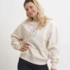 Sorted Surf Shop Relaxed Sweater - Cream -Cheap Surfboards Store sorted cream sweater1