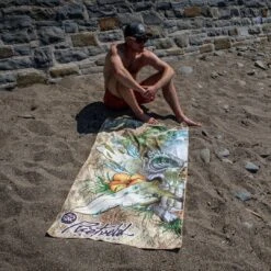 Rietveld Surf Skull Beach Towel - Sand -Cheap Surfboards Store ss23 lifestyle 173copy2