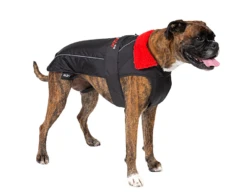 Dryrobe Dog Robe - Black / Red