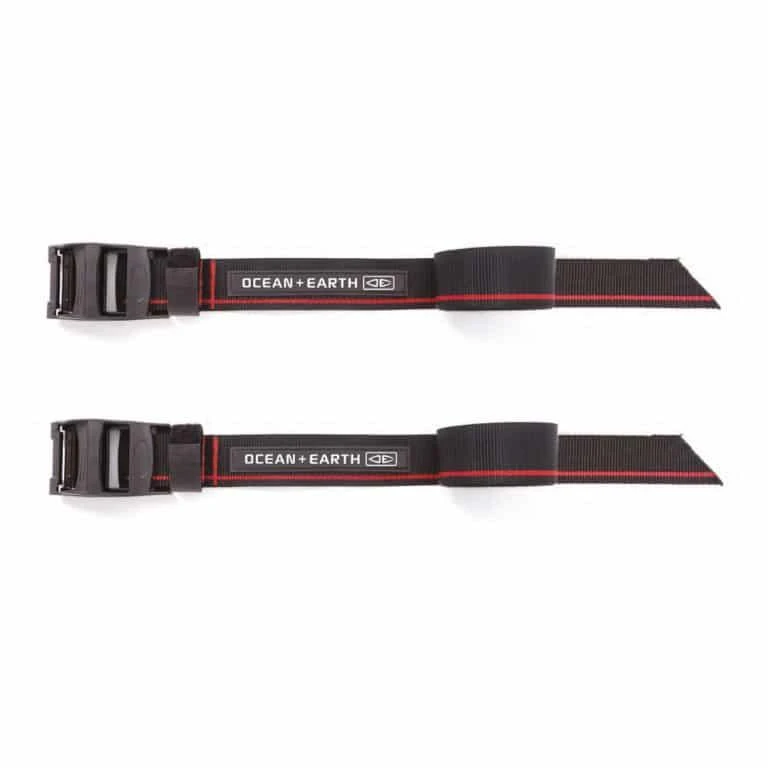 Ocean And Earth Roof Rack Tie 3m Down Straps - Black 3 Ocean And Earth Roof Rack Tie 3m Down Straps - Black