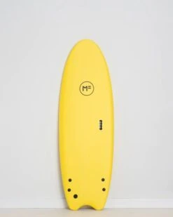 Mick Fanning Twin Supersoft Turbo 5'10" Surfboard - Sunshine/Orange