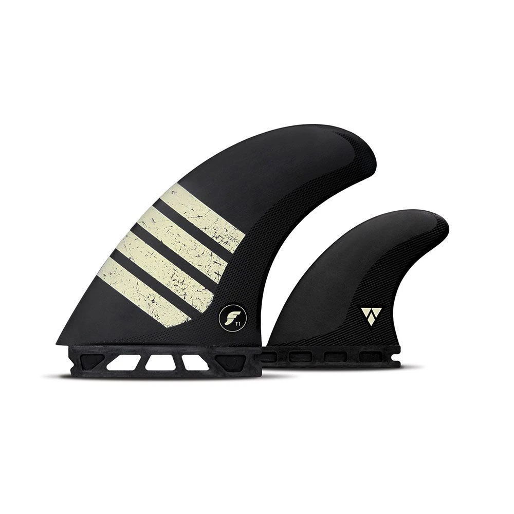 Futures T1 Alpha Twin Fin + Trailer Fins - (Tan) 3 Futures T1 Alpha Twin Fin + Trailer Fins - (Tan)