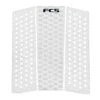 FCS T3 Mid Deck Pad - White -Cheap Surfboards Store t3 mid front white