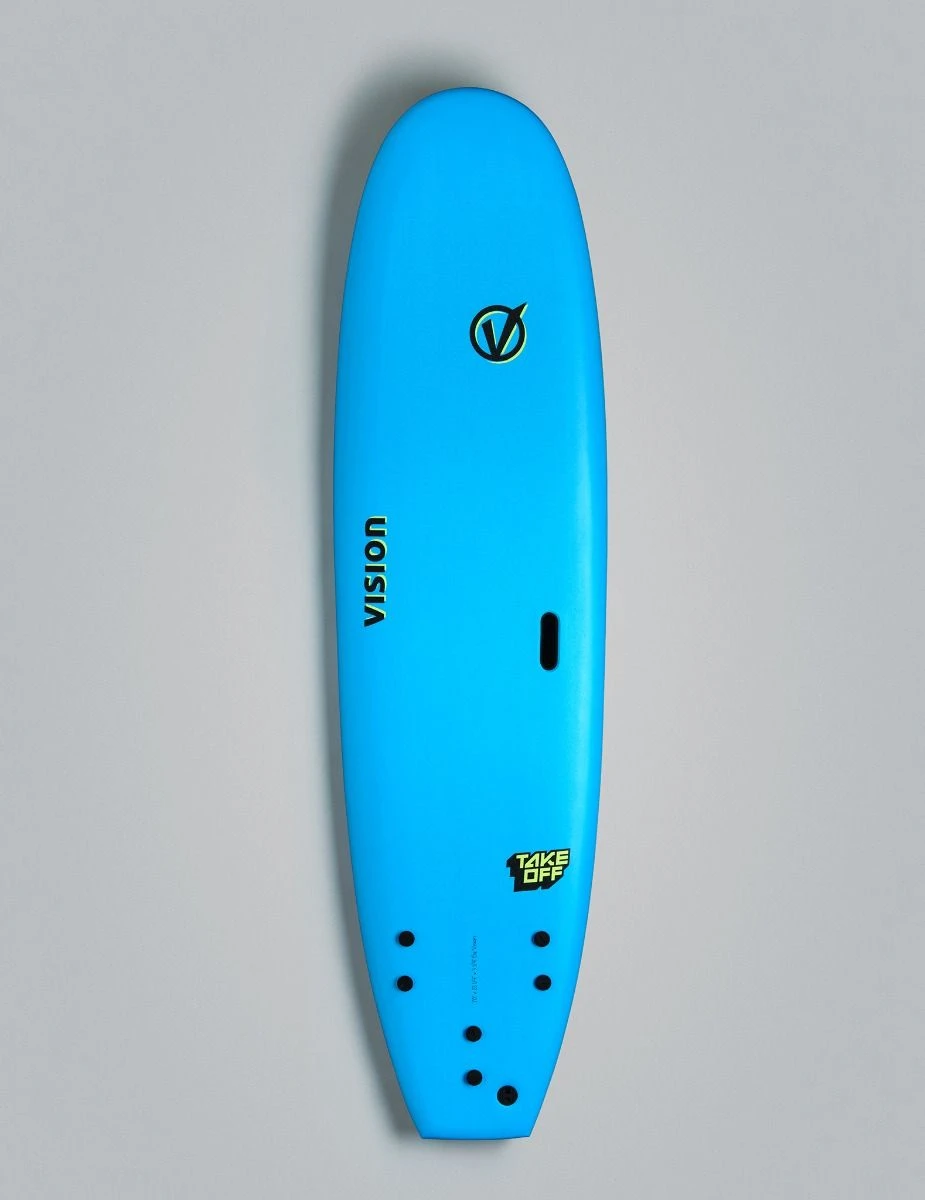 Vision XPS TakeOff 6ft 6 Foam Surfboard - Cyan 3 Vision XPS TakeOff 6ft 6 Foam Surfboard - Cyan