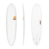 Torq MOD V+ 7ft 8 Funboard Surfboard - White Pinline -Cheap Surfboards Store tq20 78v pinline