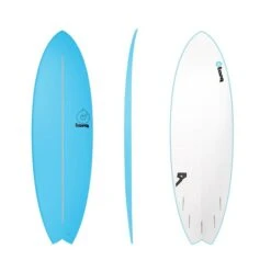 Torq Soft Deck Mod Fish Surfboard - Blue