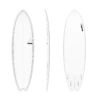 Torq MOD Fish Surfboard - White Pinline -Cheap Surfboards Store tq22 tet 66 pinline 1