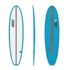 Torq Chancho X-Lite Channel Islands Surfboard - Blue + Pinline