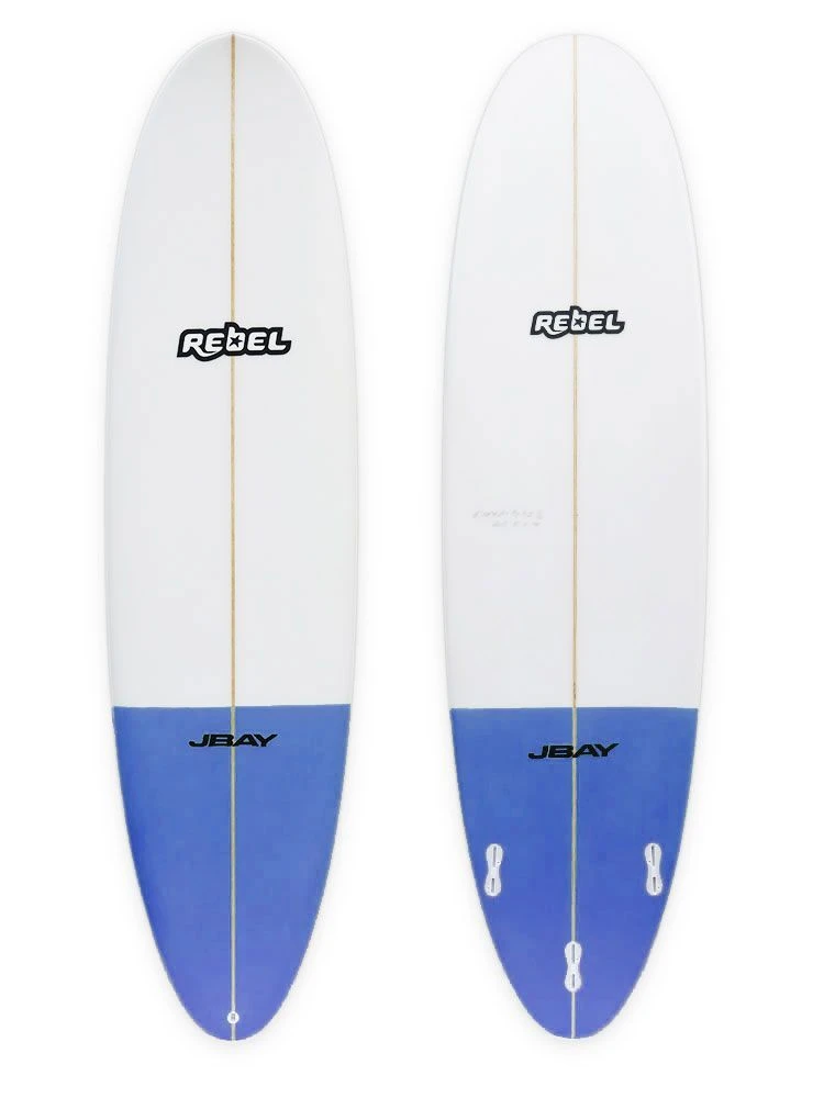 Rebel Mini Mal Surfboard - Dark Blue Tail Dip 4 Rebel Mini Mal Surfboard - Dark Blue Tail Dip - Image 2