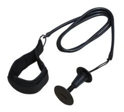 Vision Basic Straight Bodyboard Leash - Black