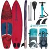 Spinera Light 11'2" ULT ISUP Package 2023 - Dark Red -Cheap Surfboards Store w21117 1 spinera sup light 11 set