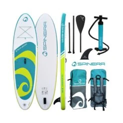 Spinera Classic 9'10" Inflatable SUP Package 2023 - White/Turquoise/Green
