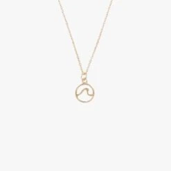 Pura Vida Wave Necklace - Rose Gold