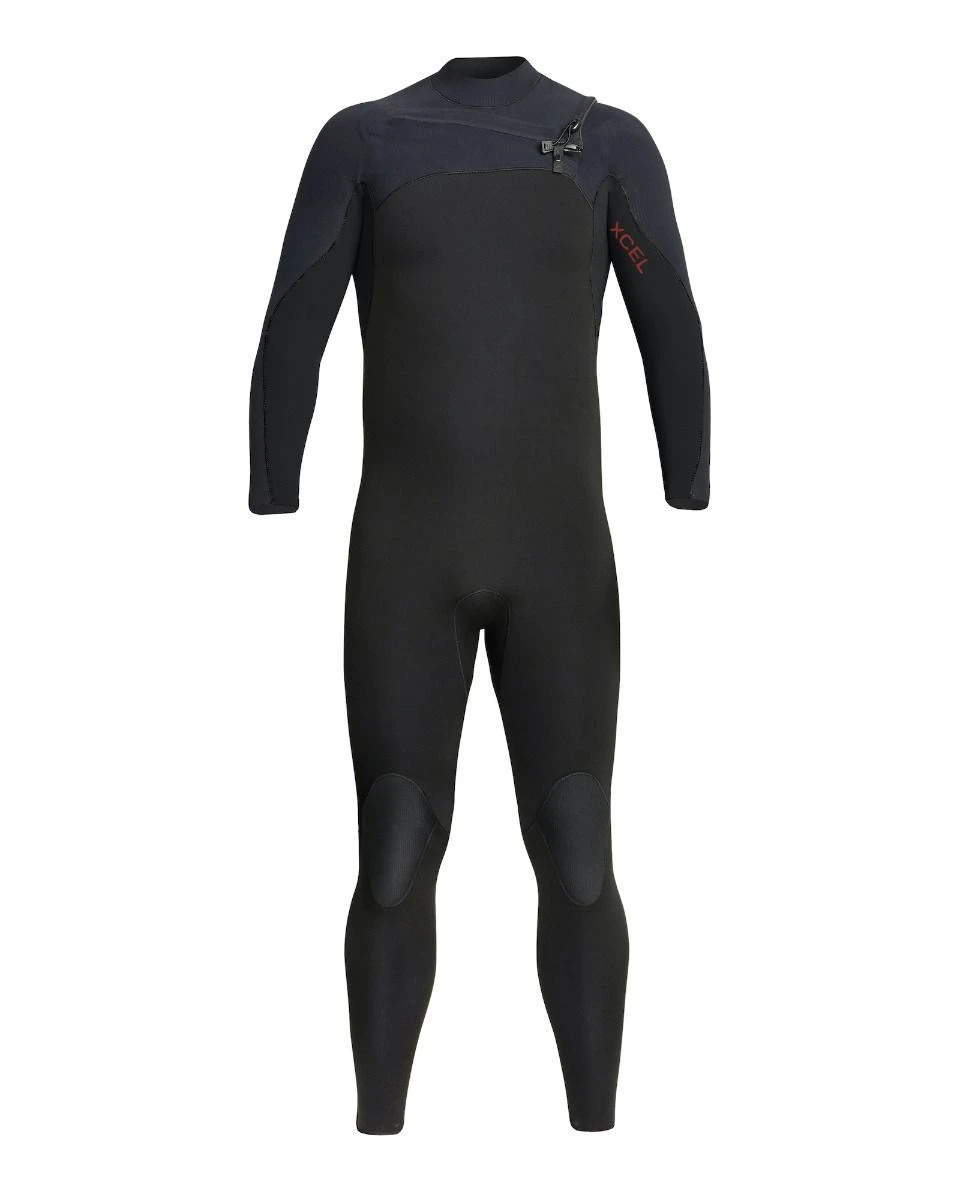 Xcel Phoenix 5/4mm Mens Chest Zip Winter Wetsuit 2023 - Black/Camo 3 Xcel Phoenix 5/4mm Mens Chest Zip Winter Wetsuit 2023 - Black/Camo