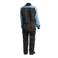 Yak Santiam Unisex Drysuit - Black/Blue -Cheap Surfboards Store yak santiam drysuit back