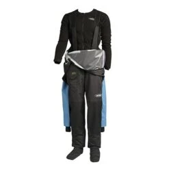 Yak Santiam Unisex Drysuit - Black/Blue -Cheap Surfboards Store yak santiam drysuit inside