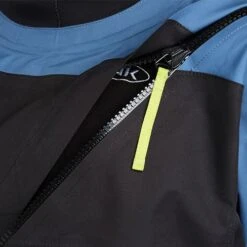 Yak Santiam Unisex Drysuit - Black/Blue -Cheap Surfboards Store yak santiam drysuit zip